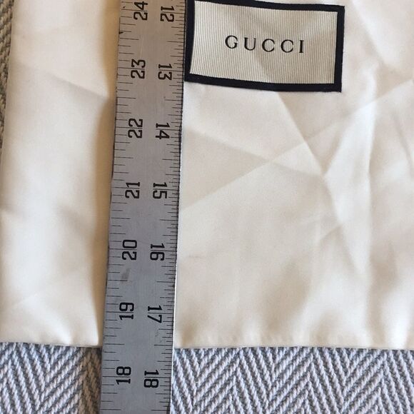Gucci dust bag. 8 1/2”wide.  17 1/2” tall. - Picture 3 of 4